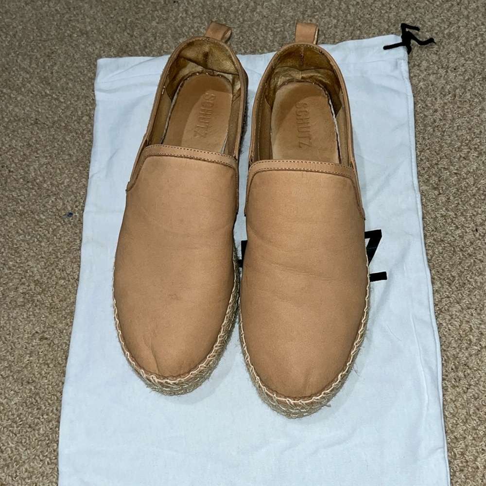 Schutz leather espadrilles